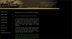 Desktop Screenshot of militaryvehicles.com