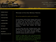 Tablet Screenshot of militaryvehicles.com